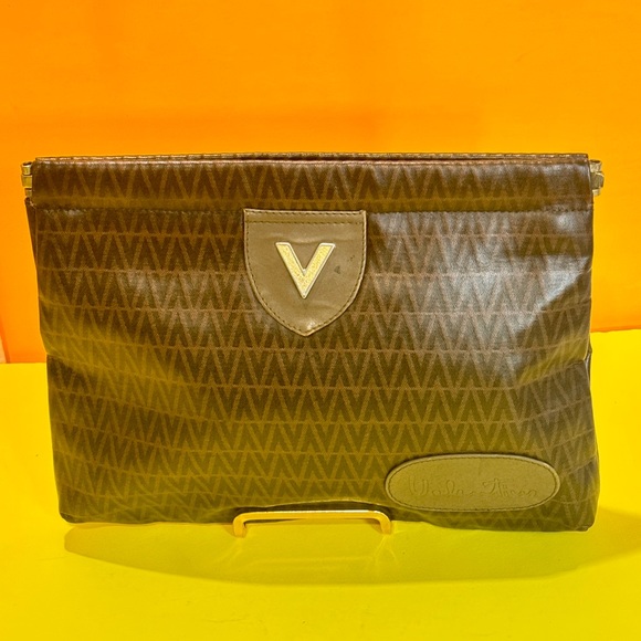Valentino brown clutch bag - Picture 4 of 14